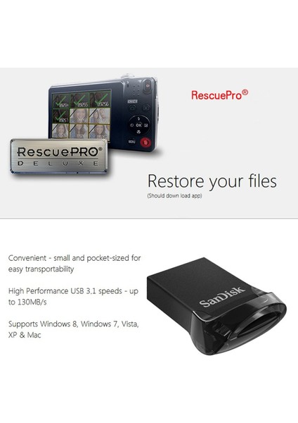 64GB Sandisk CZ430 Ultra Fit 64GB USB 3.1 Flash Sürücü 130MB/S'YE Kadar Okuma 128GB Mini Kalem Sürücü Yüksek Hızlı USB 3.1 USB Bellek 32GB 16GB (Yurt Dışından) fırsatları