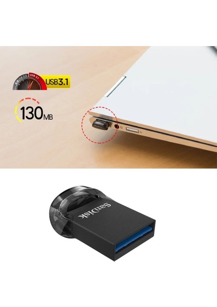 64GB Sandisk CZ430 Ultra Fit 64GB USB 3.1 Flash Sürücü 130MB/S'YE Kadar Okuma 128GB Mini Kalem Sürücü Yüksek Hızlı USB 3.1 USB Bellek 32GB 16GB (Yurt Dışından) indirimleri