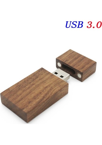 Ceviz Ahşap 16 GB Ücretsiz Logo Ahşap USB 3.0 Flash Sürücü 4g 8g 16G 32G 64 GB 128G Düğün Hediyesi Kalem Sürücüler Kutusu 6*4 Memory Stick Fotoğraf U Disk (Yurt Dışından)
