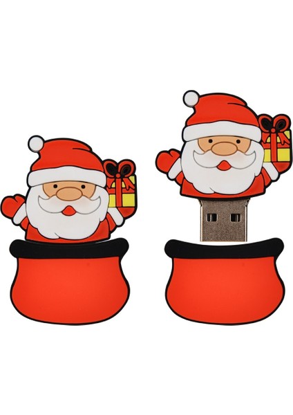 64GB Noel Flash Sürücü 64GB Karikatür Memory Stick USB Flash Sürücü Cep Telefonu Bilgisayar Için 64GB2.0 Kalem Sürücü 64GB Hediye USB (Yurt Dışından)