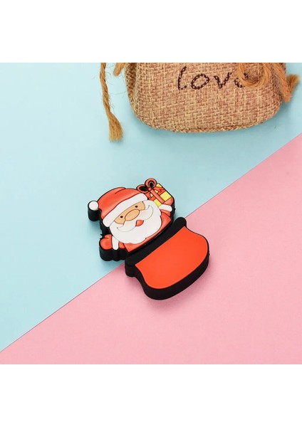 64GB Noel Flash Sürücü 64GB Karikatür Memory Stick USB Flash Sürücü Cep Telefonu Bilgisayar Için 64GB2.0 Kalem Sürücü 64GB Hediye USB (Yurt Dışından)