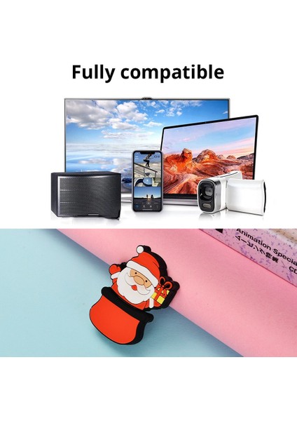 64GB Noel Flash Sürücü 64GB Karikatür Memory Stick USB Flash Sürücü Cep Telefonu Bilgisayar Için 64GB2.0 Kalem Sürücü 64GB Hediye USB (Yurt Dışından)