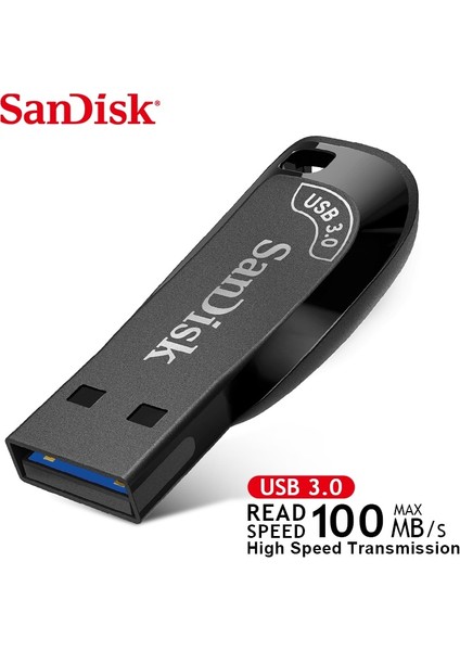 SDCZ410 128GB 100% Orijinal Sandisk CZ410 CZ73 Usb3.0 Flash Sürücü 32GB 64GB 128GB 256GB Ultra Shift Siyah Memory Stick U Disk Mini Pendrive (Yurt Dışından)