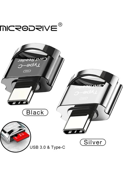 Gümüş 32 GB Mini Tip C Flash Sürücüler 128 GB 2'si 1 Arada Su Geçirmez Bellek Çubuğu 64 GB Flip Usb3.0 Çubuk 32 GB Pendrive 16 GB Harici Depolama (Yurt Dışından)
