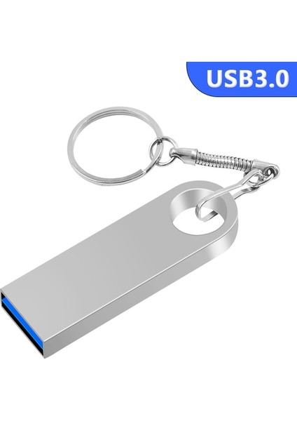 Gümüş 3.0 16GB Sıcak Satış Metal 3.0 USB Flash Sürücü 128GB Kalem Sürücü 8gb 16GB 32GB 64GB USB Stick 3.0 Flash Sürücü Yüksek Hızlı Pendrive Özel Logo (Yurt Dışından)