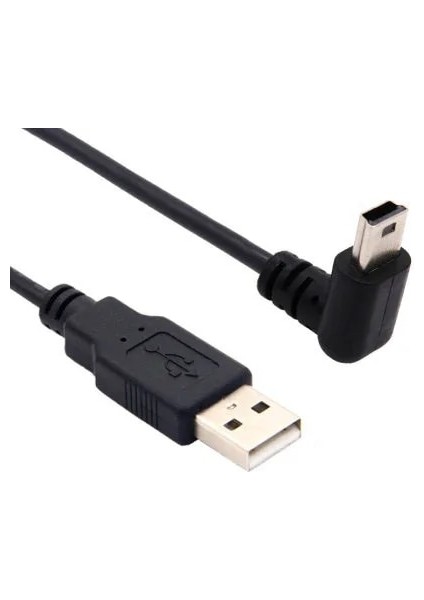 Aşağı 0.3m USB 2.0 Erkek - Mini USB Yukarı Aşağı Sol Sağ Açılı 90 Derece Kablo 0.25M 0.5m 1.8m 3m 5m Kamera Mp4 Tablet Için (Yurt Dışından) fırsatları