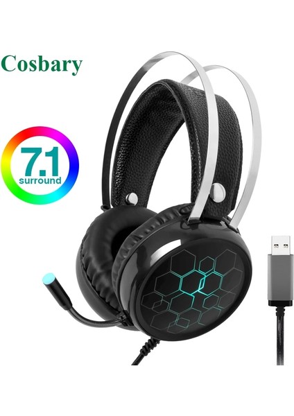 3.5mm Kısa Mikrofon Oyun Kulaklıkları 3.5mm LED Işık Kulaklık Stereo Surround Kulaklık Pc Bilgisayar Dizüstü Ps4 Için Gürültü Azaltma Mikrofon ile (Yurt Dışından)