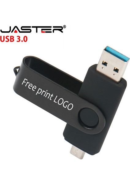 Type-C -D 64GB Yüksek Hızlı Otg Kalem Sürücü 64GB Ücretsiz Logo USB 3.0 Flash Sürücüler 32GB Anahtarlıklı Memory Stick 16GB Ücretsiz Type-C Adaptörler U Disk (Yurt Dışından)