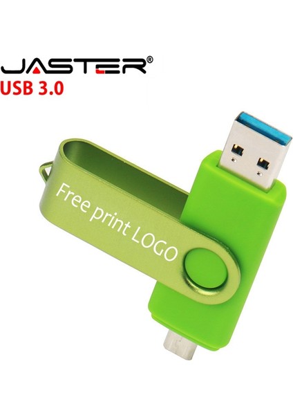 Type-C -D 64GB Yüksek Hızlı Otg Kalem Sürücü 64GB Ücretsiz Logo USB 3.0 Flash Sürücüler 32GB Anahtarlıklı Memory Stick 16GB Ücretsiz Type-C Adaptörler U Disk (Yurt Dışından)