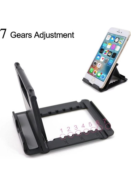 Pembe Telefon Tutucu Masa Standı Cep Telefonunuz Için Tripod iPhone Huawei Xiaomi iPhone Tablet Plastik Katlanabilir Masa Tutucu Standı (Yurt Dışından) indirimleri