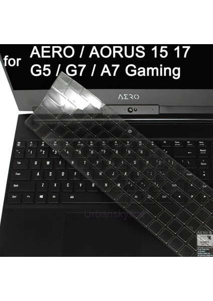 Temizle Aorus 5 7 Aero Klavye Kapak Için Gigabyte Aorus 5 7 15G 15P 17G 17X Aero 15 17 Hdr 15W 15X G5 G7 A7 Oyun Koruyucu Kılıf Dizüstü Bilgisayar (Yurt Dışından)