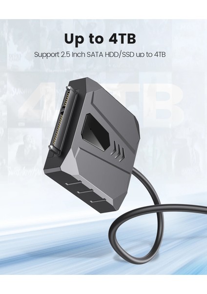 Usb2.0 1m Orıco HDD Sürücü Adaptörü USB 3.0 - Sata Kablosu Sata Dönüştürücü Sata Adapte 2.5 ''hdd/ssd Harici Sabit Disk Disk (Yurt Dışından)