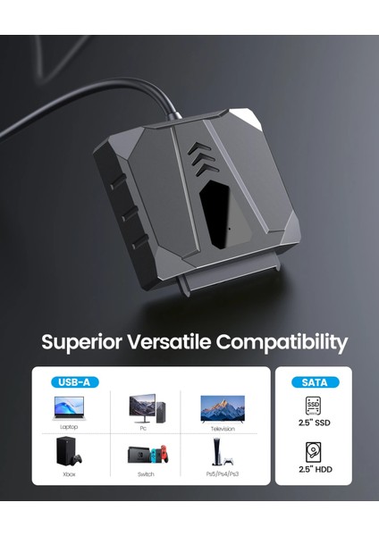 Usb2.0 1m Orıco HDD Sürücü Adaptörü USB 3.0 - Sata Kablosu Sata Dönüştürücü Sata Adapte 2.5 ''hdd/ssd Harici Sabit Disk Disk (Yurt Dışından)