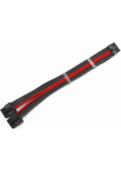 Özel Psu Modeli 20CM Premium 3.0 Serisi Nvidia Mini 12PIN - Çift 2 Adet Cpu Erkek 8pin Atx Modüler Kablo Güç Kaynağı Kablosu Corsair Antec Psu Modeli (Yurt Dışından)