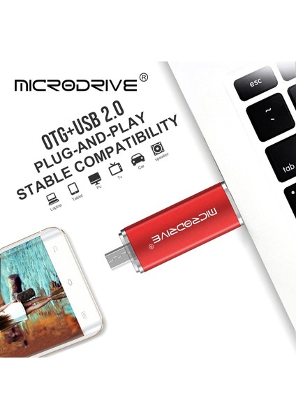 Gök Mavisi 256GB Otg Tip C Pendrive 128GB 64GB Hafıza Çubuğu 32GB 16GB Kalem Sürücü 8gb 4gb Flash USB Kalem Flash Stick Tip-C Adaptörü ile Hediye (Yurt Dışından)