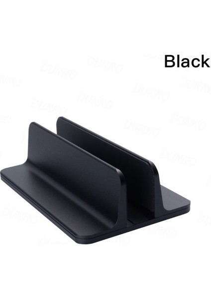 Dikey Aksesuarlar Için Siyah Dizüstü Bilgisayar Standı Ayarlanabilir Alüminyum Alaşımlı Depolama Tablet Macbook iPad Her Türlü Dizüstü Bilgisayar Için Standı (Yurt Dışından)