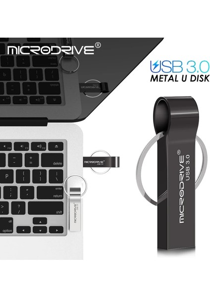 Gümüş 512GB Gerçek Kapasiteli Metal Kalem Sürücü 3.0 Metal USB Flash Sürücü 128GB 64GB 32GB Yüksek Hızlı 16GB 256GB 512GB Bellek Flash Usb3.0 Stick (Yurt Dışından)