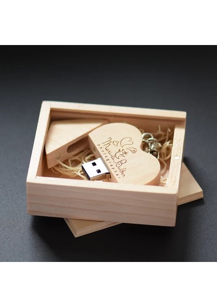 E 16GB Jaster 5 Adet/grup Ahşap Kalp + Kutu USB Flash Sürücü Pendrive 64GB 32GB 16GB 8gb 128GB 4gb U Disk Fotoğraf Düğün Hediyeleri (Yurt Dışından) fırsatları