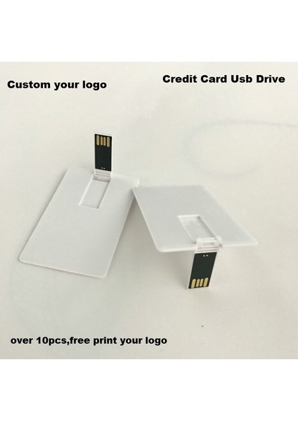 Plastik Kutu ile 2 GB 10 Adet Özelleştirilmiş Şirket Logosu Coloful Fotoğraf Kredi Kartı USB Flash Sürücü Pendrive 8 GB 16 GB 32 GB 64 GB Kalem Sürücü Memory Stick (Yurt Dışından) modelleri