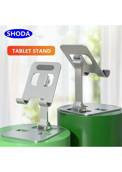 TZH032 Gümüş Katlanabilir Tablet Cep Telefonu Masaüstü Telefon iPad iPhone Samsung Için Standı Masa Tutucu Ayarlanabilir Masa Braketi Akıllı Telefon Standı (Yurt Dışından) fiyatları