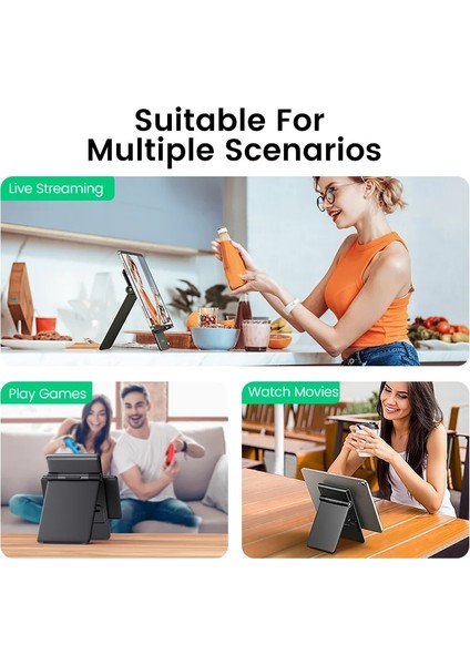 Tablet Standı-Siyah Ugreen Tablet Tutucu Standı Yeni iPad Mini 6 Için Tablet Standı iPad 9 iPad Pro Air Samsung Katlanabilir Laptop Standı Notebook Desteği (Yurt Dışından)