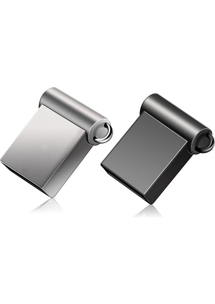 Koyu Gri 32GB Metal Mini USB Flash Sürücü Pendrive Minik Kalem Sürücü U Sopa U Disk Memory Stick USB Sopa Küçük Hediye 4gb 8gb 16GB 32GB 64GB (Yurt Dışından) modelleri