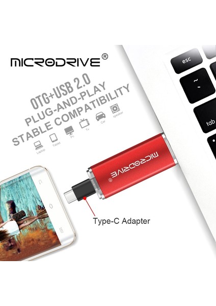 Mor 256 GB 3 In 1 Otg Kalem Sürücü Tip-C 16 GB 32 GB 64 GB Flaş Usb2.0 Memory Stick Flaş Pendrive 128 GB 256G 512G Cle U Disk Kalem Hediye (Yurt Dışından)