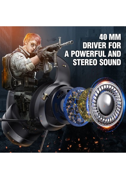 X2 Oyun Kulaklıkları Oyun Kulaklığı Bas Surround Stereo Kafa Üstü Kulaklıklar Casque Mikrofon ile 3.5mm Ps4 Xbox Pc Dizüstü Bilgisayar Için (Yurt Dışından) modelleri