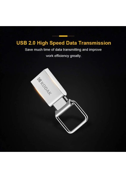 iPhone Adaptörü Ekle 16 GB Kodak K112 USB Flash Sürücü Süper Mini Kalem Sürücü 64 GB 32 GB 16 GB Pendrive Su Geçirmez Toz Geçirmez Pc Için USB Bellek Çubuğu MacBook Araba (Yurt Dışından) indirimleri
