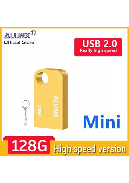 32G Alunx 100% Orijinal Pendrive 128GB Memory Stick 32GB 4gb Metal USB Flash Sürücü 128GB Pen Drive 64 GB 8gb USB Stick 16 GB (Yurt Dışından) fiyatları