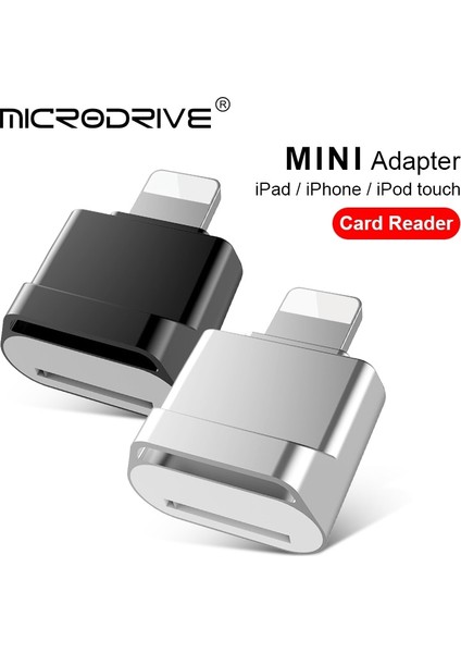 Siyah 256GB Lightning - USB Kamera Adaptörü iPhone Sd Kart Okuyucusu, Mikro Sd'li Tüm iPhone / Plus / Pro / iPad / Fare / Klavye Dönüştürücü Için (Yurt Dışından)