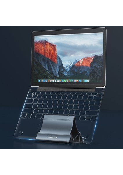 Beyaz Premium Cabletıme Dizüstü Bilgisayar Standı Dikey Masaüstü Yerçekimi Tutucu Taşınabilir Dizüstü Bilgisayar Dock Tablet Standı MacBook iPad Xiaomi Hp Dell (Yurt Dışından) fırsatları