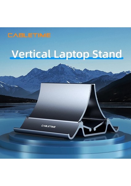 Beyaz Premium Cabletıme Dizüstü Bilgisayar Standı Dikey Masaüstü Yerçekimi Tutucu Taşınabilir Dizüstü Bilgisayar Dock Tablet Standı MacBook iPad Xiaomi Hp Dell (Yurt Dışından) indirimleri