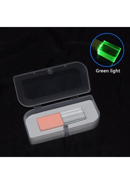 Gül Altın - Yeşil 32GB Moda Kristal Tarzı USB Flash Kalem Sürücü Memoria USB 4gb 8gb 16GB 32GB USB 2.0 Hediye Pendrive Cle USB (10 Adetten Fazla Ücretsiz Logo) (Yurt Dışından)