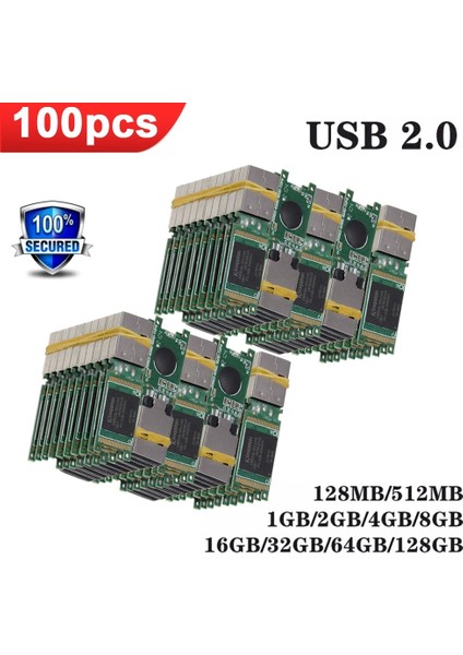10 Adet 64GB Fabrika Doğrudan Çip USB Flash Sürücü USB 2.0 4gb 8gb Sopa Menory 16GB Pendrive 32GB Not Defteri USB 64GB 128GB Evrensel Su Geçirmez (Yurt Dışından)