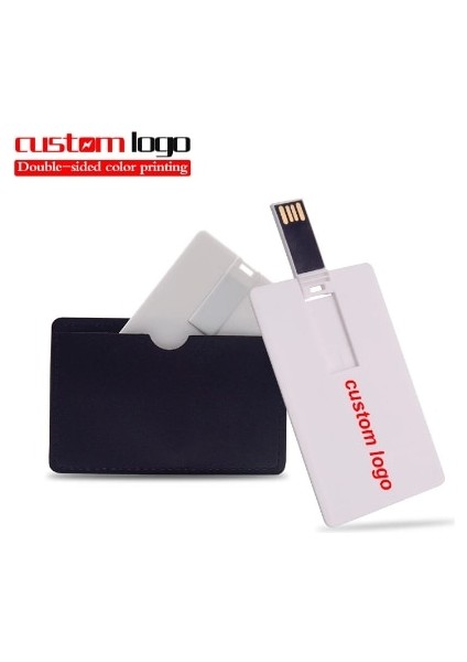 Deri 32GB ile Kart 2.0 Sıcak Satış Kredi Kartı 2.0 Modeli Flash Sürücü 16GB Hafıza Banka Kartı 32GB 64G 128GB Pendrive Memoria USB Stick Kalem Sürücü Özel Logo (Yurt Dışından)