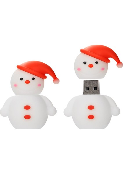 64GB Noel USB Flash Sürücü 64GB Usb2.0 Pc Cep Telefonu Için Flash Sürücü 64GB Memory Stick Kalem Sürücü 64GB Noel Hediyesi (Yurt Dışından)