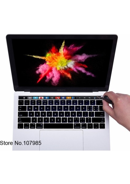 Pro 15 Dokunmatik Bar 2in1 Touchbar ve Touchpad Koruyucu Film Etiket Yeni Macbook Pro 13.3 15 16 Inç Dokunmatik Çubuk 2019 A2141 A1990 A1707 A1706 (Yurt Dışından)