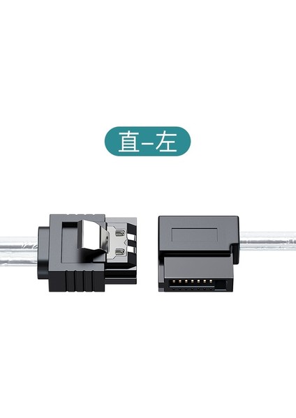 St-Left 30CM Gümüş Sata 3.0 Veri Kablosu Sata Iıı Sata 3 Kablo 10CM-2M Kilitleme Mandallı Düz Sağa Sola Yukarı Aşağı Açı 90 Derece 6gb (Yurt Dışından)