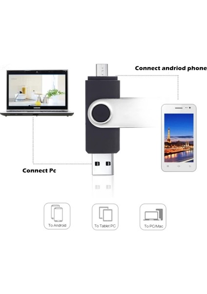 Turuncu 64 GB Ücretsiz Logo USB 2.0 Mikro USB Sopa Özel Logo Çift Kullanımlı Otg Flash Sürücü Kalem Sürücü 4 GB 8 GB 16 GB 32 GB 64 GB Pendrive Telefon Tv Için (Yurt Dışından) modelleri
