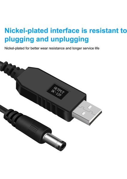 1 Adet 12V Kablo USB Güç Artırma Hattı Dc 5V Için 12V 9V Step Up Modem Dönüştürücü Kablosu 5.5x2.1mm Fiş USB Dc Kablosu Için Wifi Yönlendirici Lamba Hoparlör (Yurt Dışından) fiyatları
