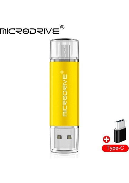 Altın 128GB Otg 3 In 1 Pendrive 128GB 64GB Cle USB Bellek 32GB 16GB Kalem Sürücü 8gb 4gb Flash USB Kalem C Tipi Anahtar USB Flash Stick Iş Hediye (Yurt Dışından)