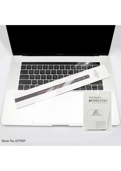 Yeni Pro 16 A2141 2in1 Dokunmatik Çubuk ve Dokunmatik Yüzey Koruyucu Film Etiket Yeni Macbook Pro 13.3 15 16 Inç Dokunmatik Çubuk 2019 A2141 A1990 A1707 A1706 (Yurt Dışından)