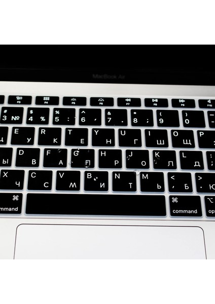 Hava 13 Dokunmatik Rus Silikon Klavye Kapak Macbook Air 12 13 14 15 16 Pro Dokunmatik Bar A1932 A2338 A1706 A2159 A2485 A2681 Koruyucu Cilt (Yurt Dışından) fırsatları