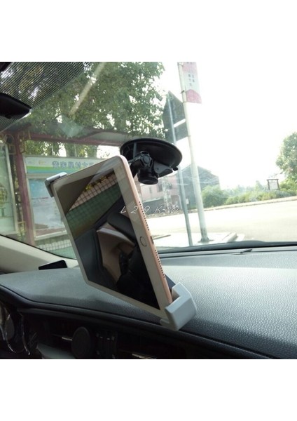 Siyah Araç Ön Camı Emme Kaidesi Tutucu Standı 7-11 Inç ipad Galaxy Tab Tablet Pc Için (Yurt Dışından)