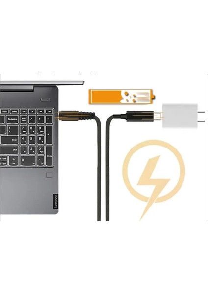 7.9-5.5mm 100W 5A Pd'den Dc'ye 5.5*2.1 5.5*2.5 7.4*5.0 4.5*3.0 Tuzak Tetikleyici Adaptör Kablosu Type-C Pd Tuzak Hattı Şarj Dizüstü Bilgisayar Şarj Cihazı (Yurt Dışından)
