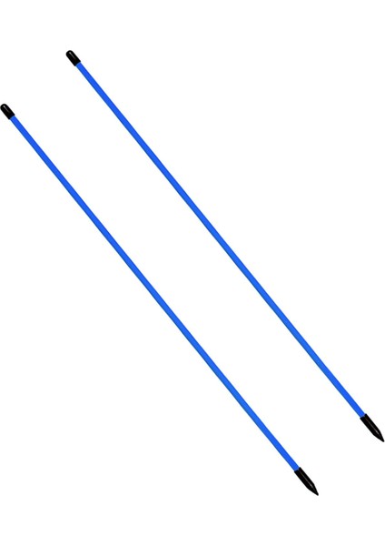 2 Adet Golf Hizalama Çubukları Taşınabilir Golf Uygulama Çubukları Egzersiz Tam Salıncak Mavi (Yurt Dışından) fiyatları