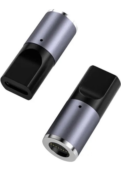 4.0-1.35MM USB Tip C Manyetik Fiş Konnektörü Hızlı Şarj Dizüstü Güç Kaynağı Adaptörü Dönüştürücü Asus Hp Dell Lenovo Samsung 65W 100W (Yurt Dışından) modelleri