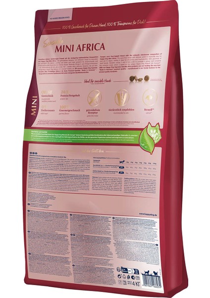 Mini Sensible Africa 4 kg