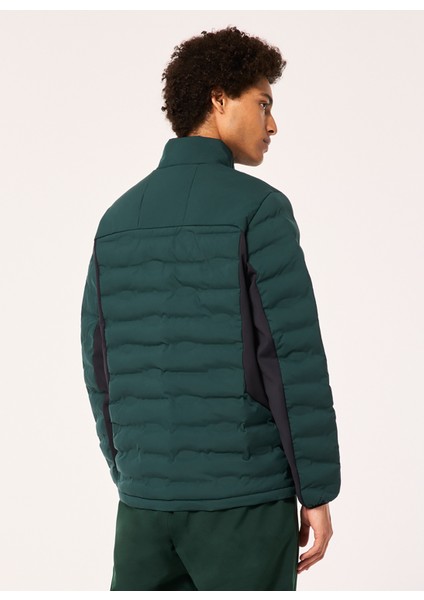 Yeşil - Siyah Erkek Dik Yaka Kapitone Zip Ceket FOA403441 Ellıpse Rc Quılted Jacket fiyatları